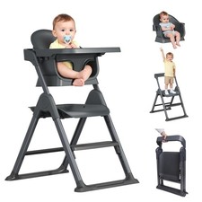 6 in 1 Convertible Baby HighChairs  Step Stool, Foldable High Chairs for Bab...