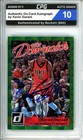 Auténtico autógrafo en tarjeta firmado por Kevin Durant CPG grado automático 10