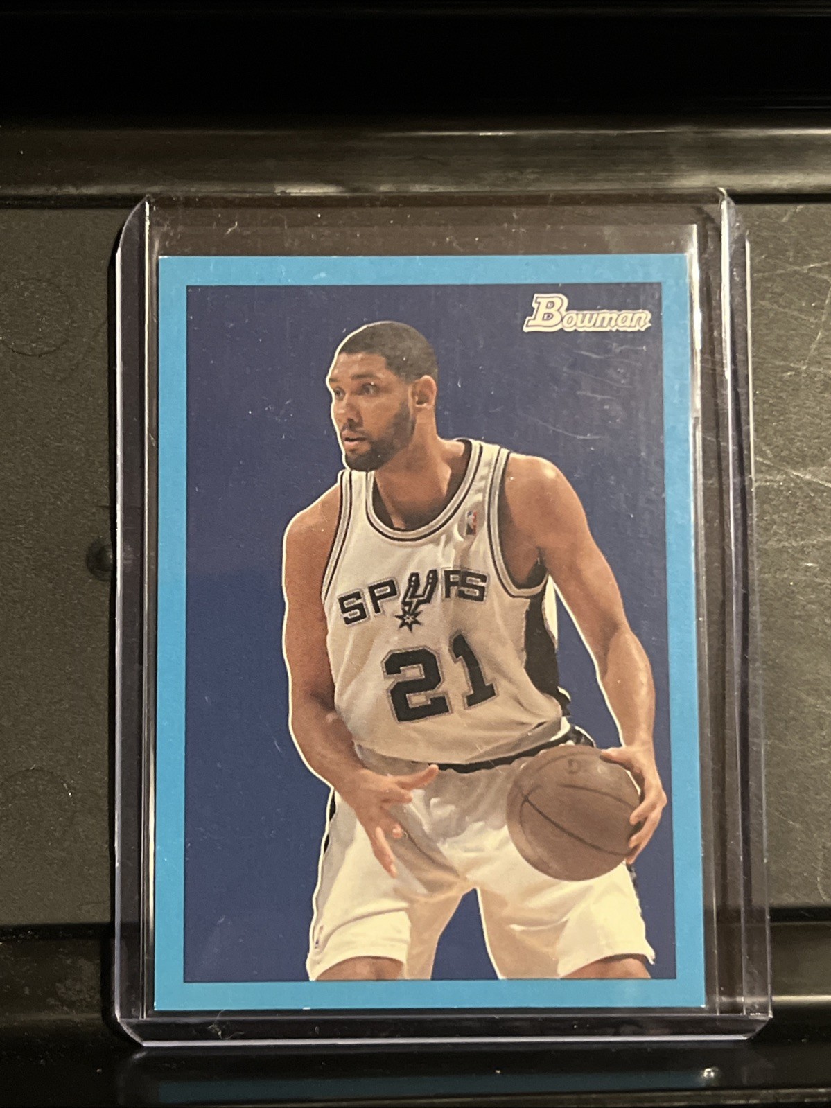 2009 BOWMAN 48 BLUE #71 TIM DUNCAN SPURS HOF /1948 LOW POP COUNT READY TO GRADE