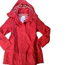 Boysens Regenmantel Jacke Regenjacke 34 bis 48 rot Kapuze Damen (349) NEU