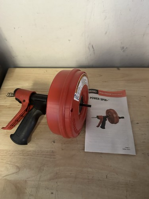 #ad RIDGID Power Spin Drain Cleaner for 3 4quot; 1 1 2quot; Drain Lines 57043 READ $32.99