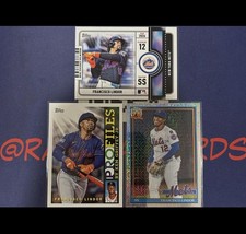 MLB Baseball New York Mets 26 Topps Francisco Lindor 3 Card Lot MINT