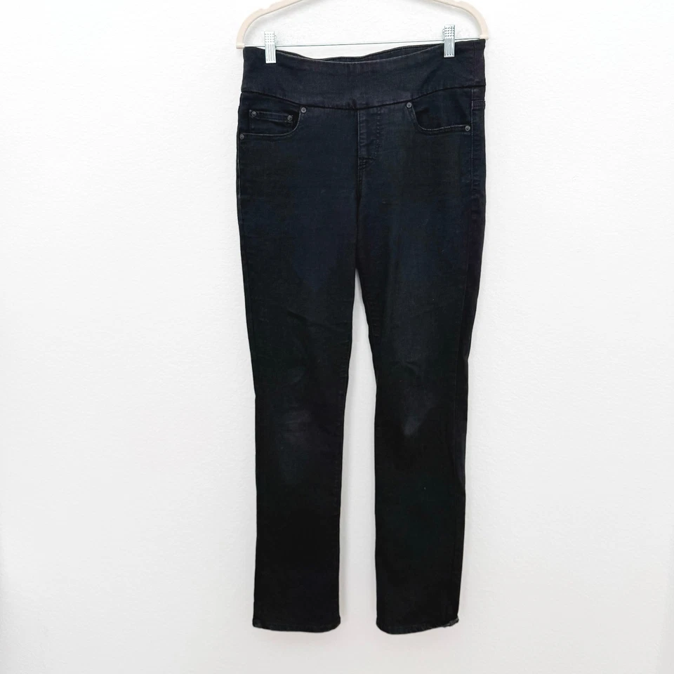 Lote de 2 Jeans JAG para Mujer Talla 6 Azul Negro Pull-On Peri Recto Elastizado Informal Foto 2 de 4