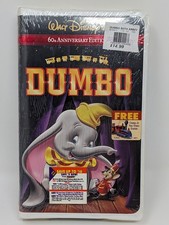 Disney 60th Anniversary Edition VHS Dumbo Sealed NEU