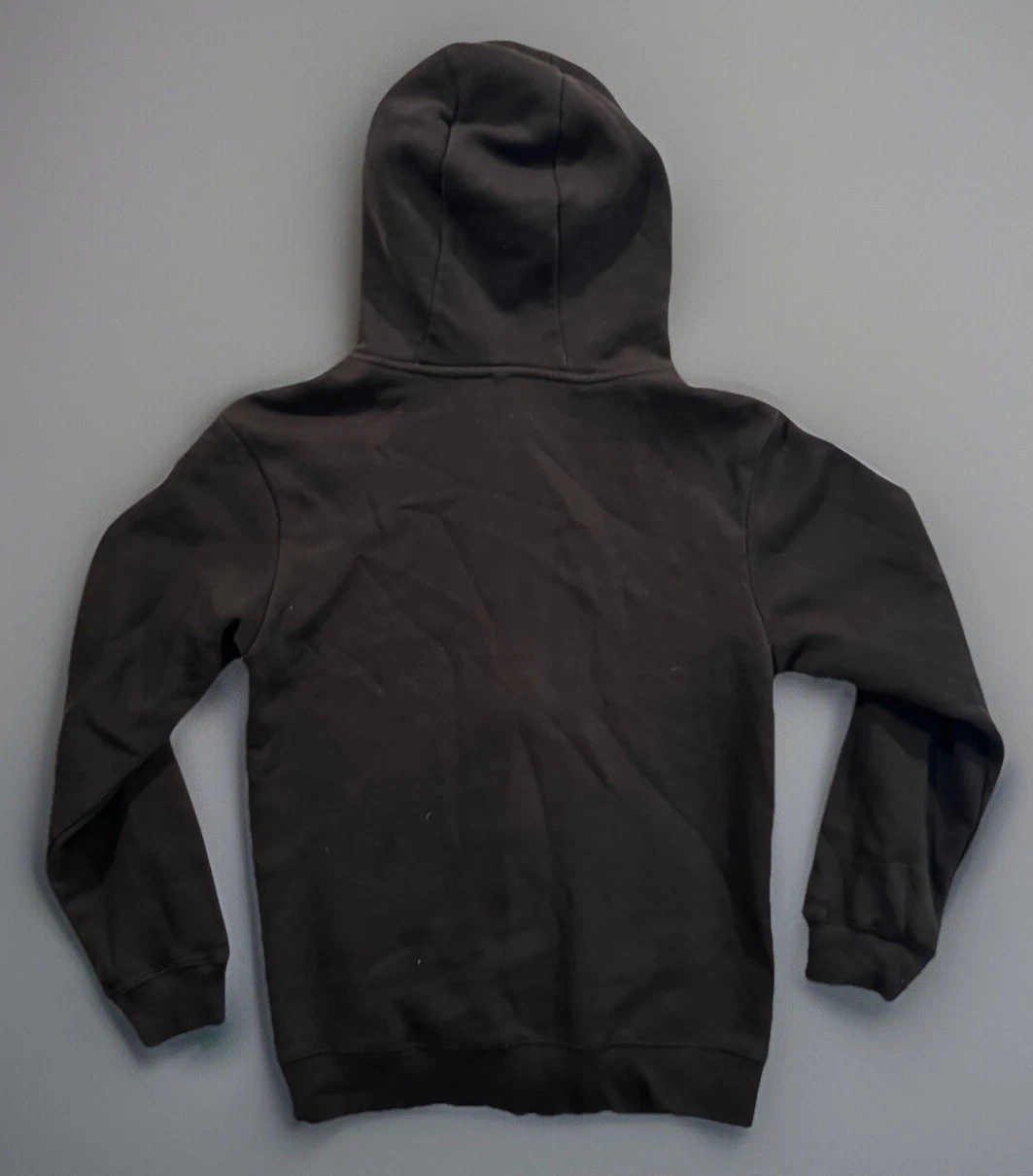 BALENCIAGA Felpa con cappuccio zip intera vintage velo nero Brides Rock Band taglia S Motley Gothic Punk Y2K