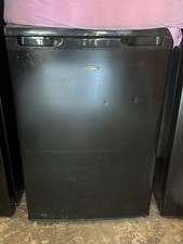 Cookworks Black Freestanding Undercounter Fridge 101-150L Single Door Shelves