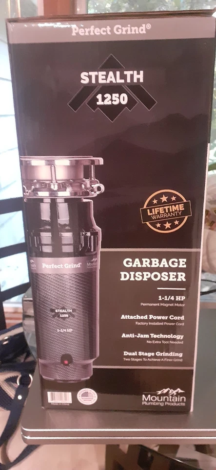 MOUNTAIN PLUMBING STEALTH 1250 DISPOSER W/ DRAIN 1-1/4 HP - Image 3 of 4
