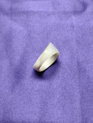 Bakelite And Mother Of Pearl Vintage Ring Sz 9.5 - Picture 20 of 24
