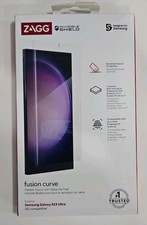 ZAGG Screen Protector Samsung Galaxy S23 Ultra Fusion Curve Invisible Shield