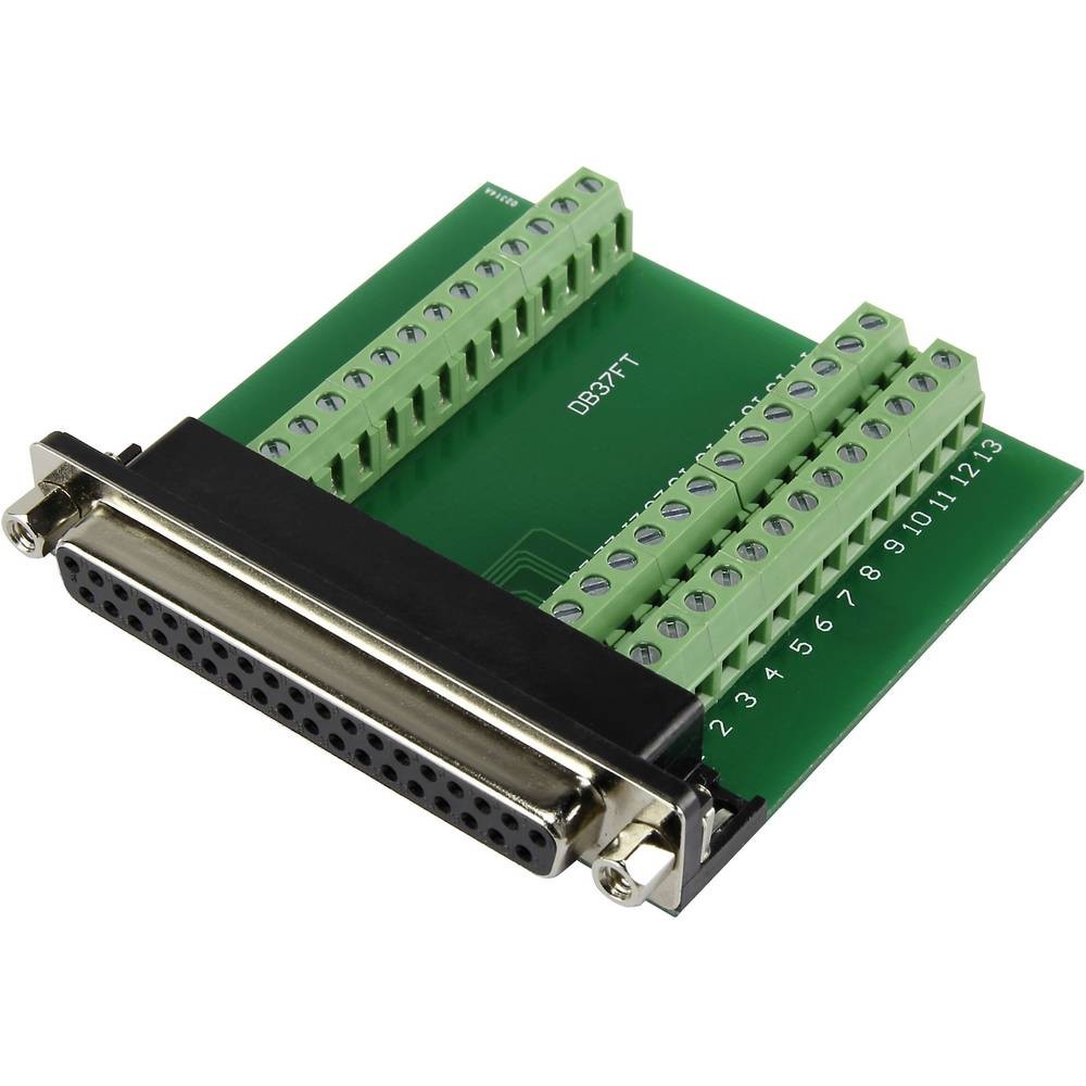 Raccord Sub-D femelle 37 pôles incliné Tru Components DSUB37F-39TB-3 pour gagner de l'espace