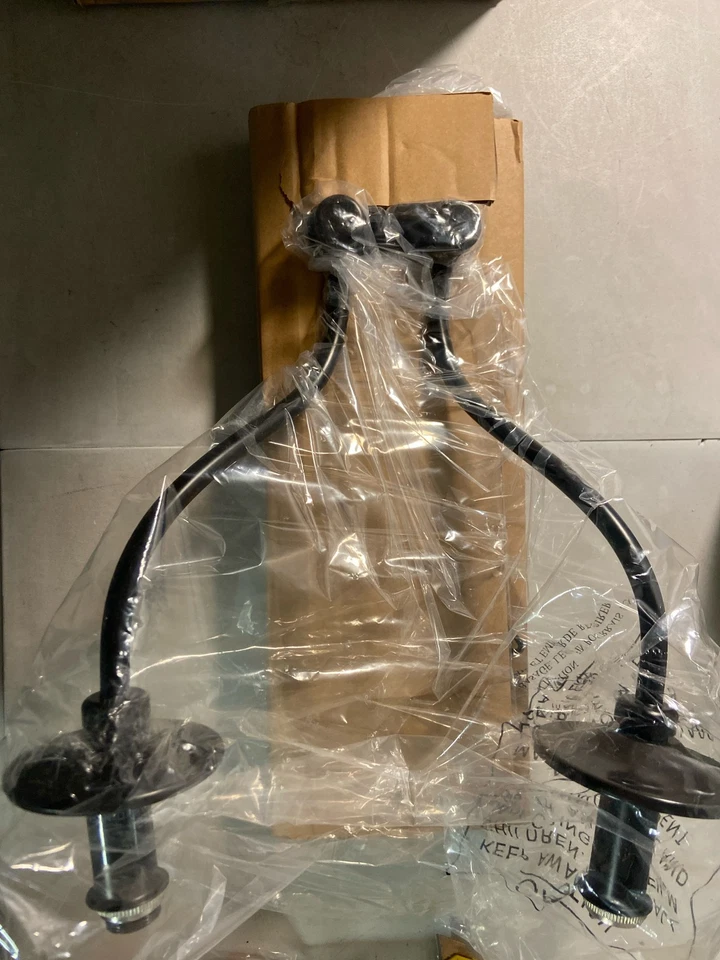 Aplique de pared Progress Lighting P710019-031 Bonita 2 luces 17" de alto - negro mate Foto 2 de 4