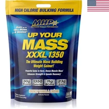 MHP Up Your Mass XXXL 1350 Weight Gainer – 50g Protein, French Vanilla Cream