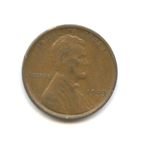 1909 VDB Lincoln Cent, Nice XF Condition, Free Shipping