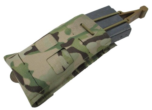 MOLLE Multicam BF Helium Whisper Single Magazine Pouch Mag Now! Pull Tab