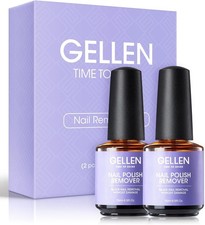 Gellen Gel Nail Polish Remover, 2Pcs Gel Polish Remover for Nails, Quick & Easy