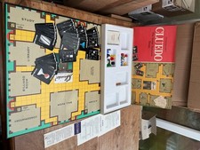 Waddington's Cluedo Vintage Board Game 1965 Not Complete Spares Cards,Pieces Ect