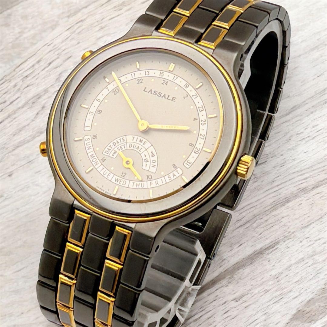 Day-Date Dual Lassale Alarm Time Men's Watch SEIKO - VintageWatches.PK Day-Date Dual Lassale Alarm Time Men's Watch SEIKO - vintagewatches.pk