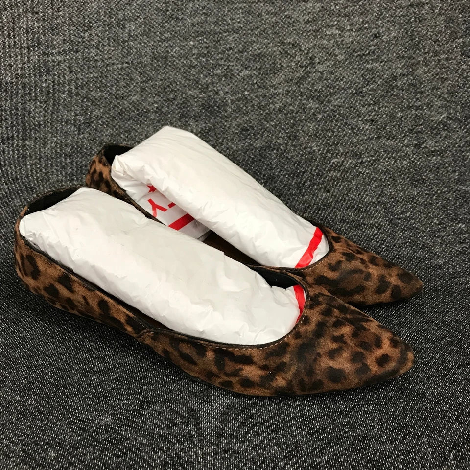 Bailarina sin cordones con estampado de leopardo marrón GAP para mujer talla 6 EU 36 UK 4 Foto 4 de 4