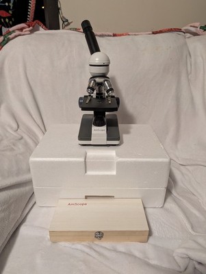 AmScope M150C 40x-1000x Portable Student Compound Microscope