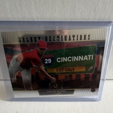 Panini Select Destinations Chase Burns Insert #20 Cincinnati Reds MLB 2025