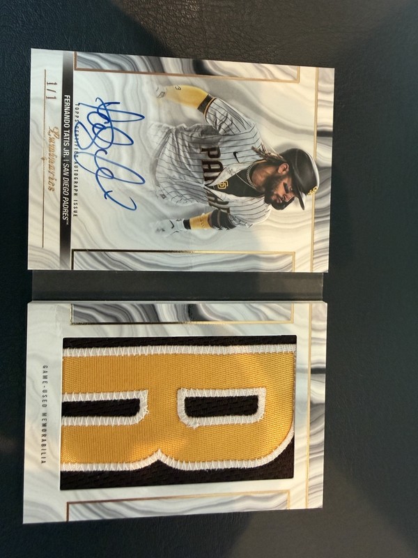 Fernando Tatis jr Autographed Letter Book Card 1/1