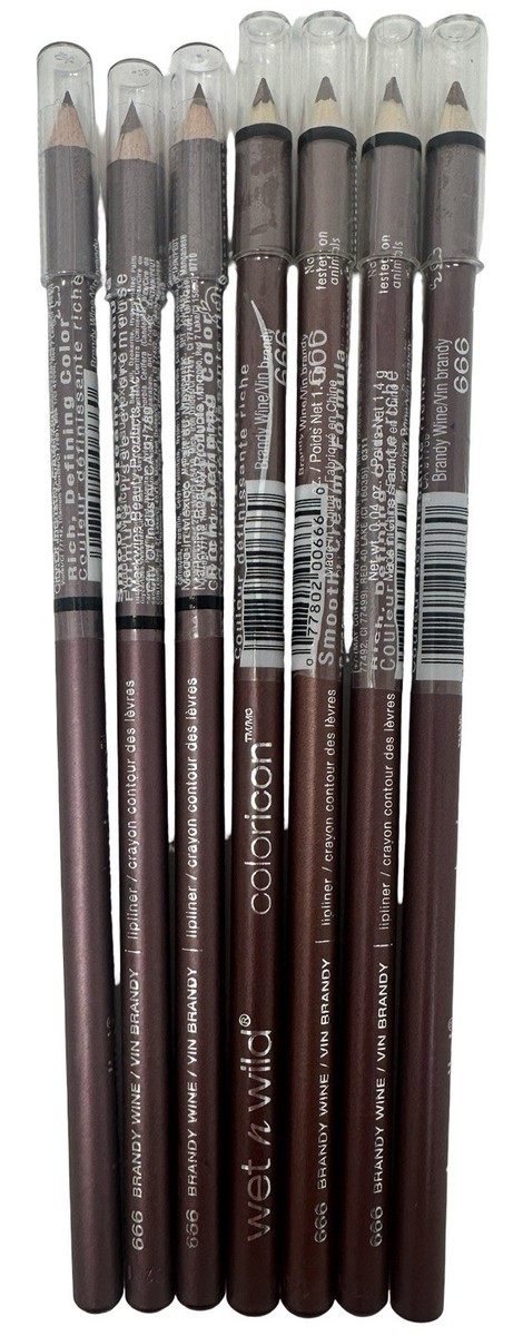 Wet n Wild Color Icon Lip Liner Pencil Brandy Wine 666 ORIGINAL