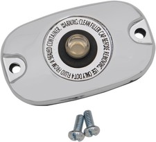 Drag Specialties Rear Brake Master Cylinder Cover Chrome 174024