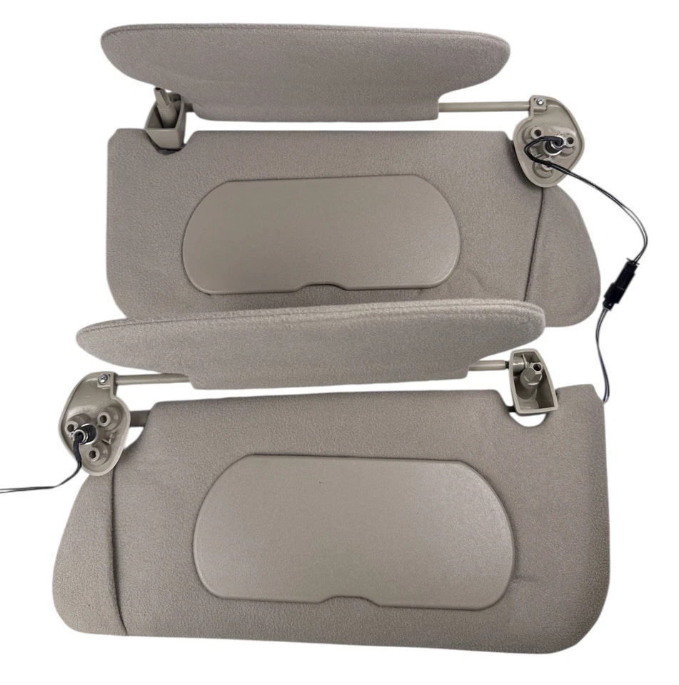 Parasoles de cachemir Cadillac DeVille 00-05 OEM CON LUCES Y ESPEJOS A+ estado Foto 2 de 4