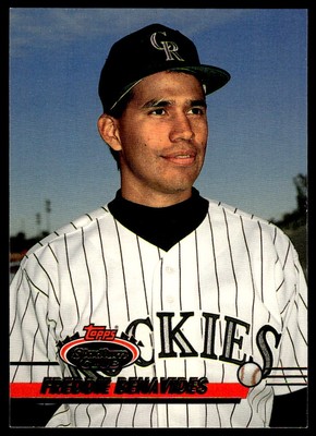 1993 Stadium Club #456 Freddie Benavides Colorado Rockies Baseball