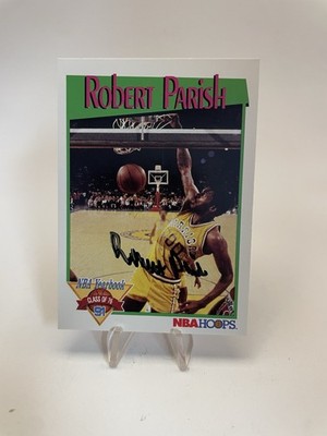 Robert Parish Auto Autograph 1991 NBA Hoops Card #324 Class Of 76 TTM IP HOF