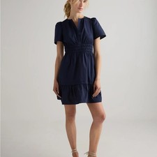 Quince Navy Mini Dress