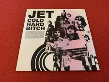 JET COLD HARD BITCH 7" MINT AS NEW WAREHOUSE FIND WITH INSERT UNPLAYED VINYL