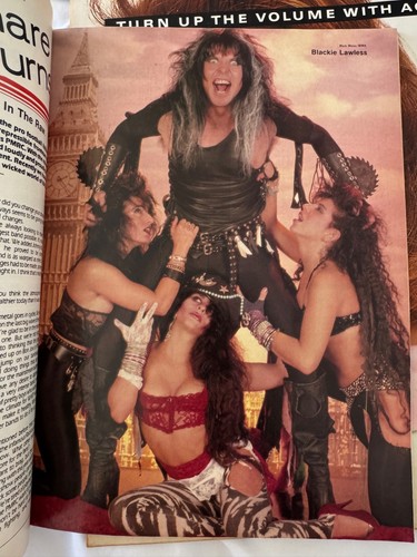 Hit Parader Magazine 1988 KISS Crue Circus Black Sabbath Rock Express Magazines - Picture 10 of 15