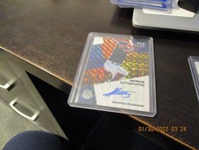 andres gimenez rookie auto mosaic numbered/88 red blue gold white
