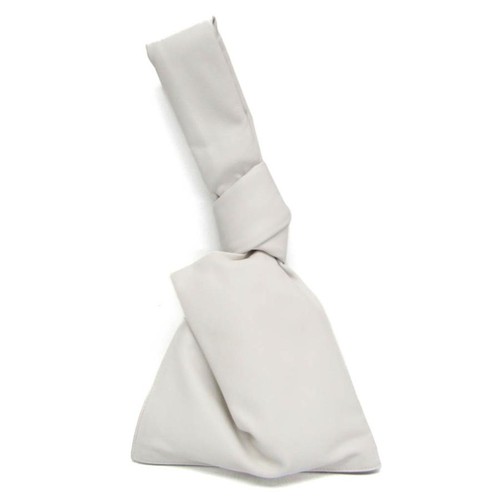 Bottega Veneta Twist White Leather Top Handle Bag Italy Auth