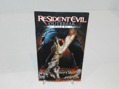 Resident Evil Outbreak File #2 Sony Playstation 2 PS2 Instructions Manual Only