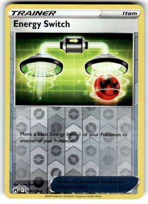 Pokemon Reverse Holo NM - Energy Switch 129/159 Uncommon  