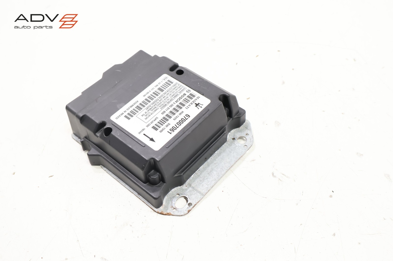 2014 - 2016 MASERATI GHIBLI RESTRAINT DIAGNOSTIC COMPUTER MODULE SRS UNIT OEM