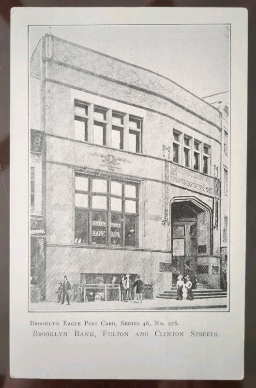 Brooklyn Bank, Fulton & Clinton Streets, Brooklyn Eagle Series, NY - 1905-07