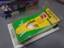 1/24 wing slot car. brass wire chassis. tested on wood track runs good.