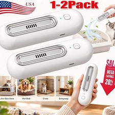 1-2Pack Ozofreshen Pet Odor Eliminator,Rechargeable Portable Deodorizer for Pets