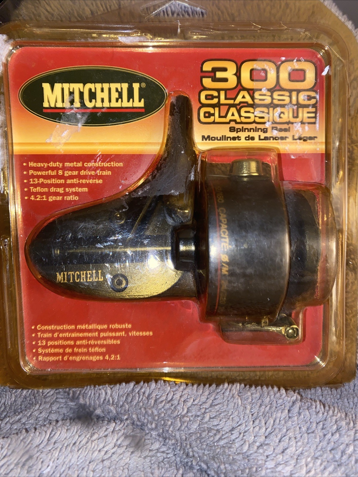 New ! Vintage Mitchell 300 Spinning Reel, Never Opened, Fish