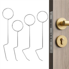 New 4pcs Compact Lock Smith Set Pick-up Kit Stainless Steel Locksmith Tool Kit