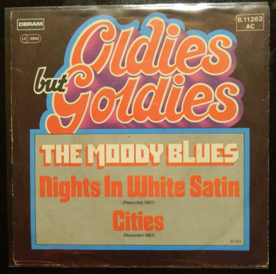 THE MOODY BLUES   7''   Nights In White Satin   aus Ger.  Oldies but Goldies