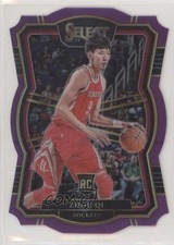 2017-18 Panini Select Premier Level Purple Die-Cut Prizm 45/99 Zhou Qi #198 2r7