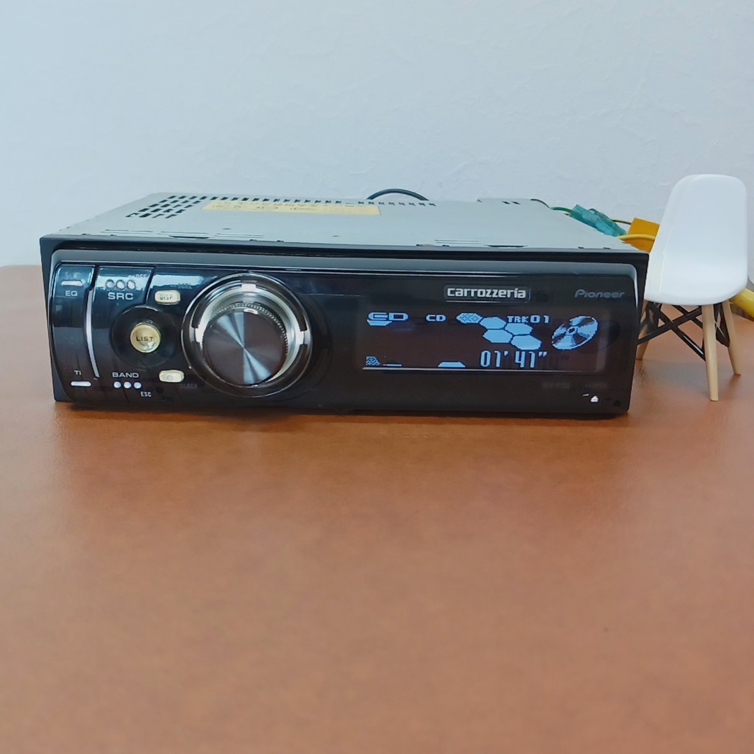 Pioneer Carrozzeria DEH-P730 1DIN Car Audio CD Tuner DSP Tested