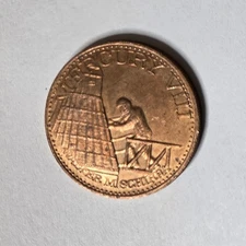 Mercury VIII Souvenir Coin Bronze Token 26mm