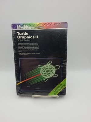NIB! Sealed - Turtle Graphics II  Commodore 64 Computer Graphics Software Hes