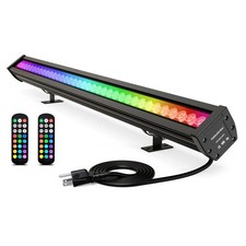 LED Wash Light Wall Washer, 144W RGBW Light Dimmable Wall Washer Lamp w/ Remote