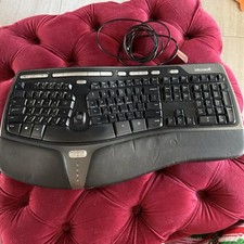 Microsoft Natural Ergonomic Curved Wired Keyboard 4000 v1.0 Model 1048